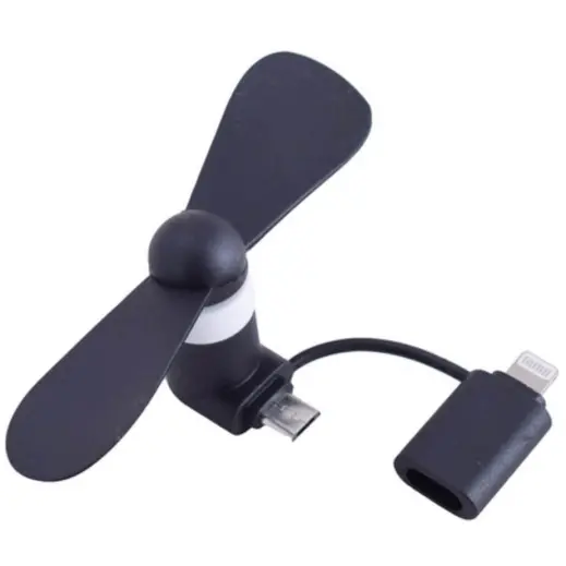 Cellphone Fan Black Ports